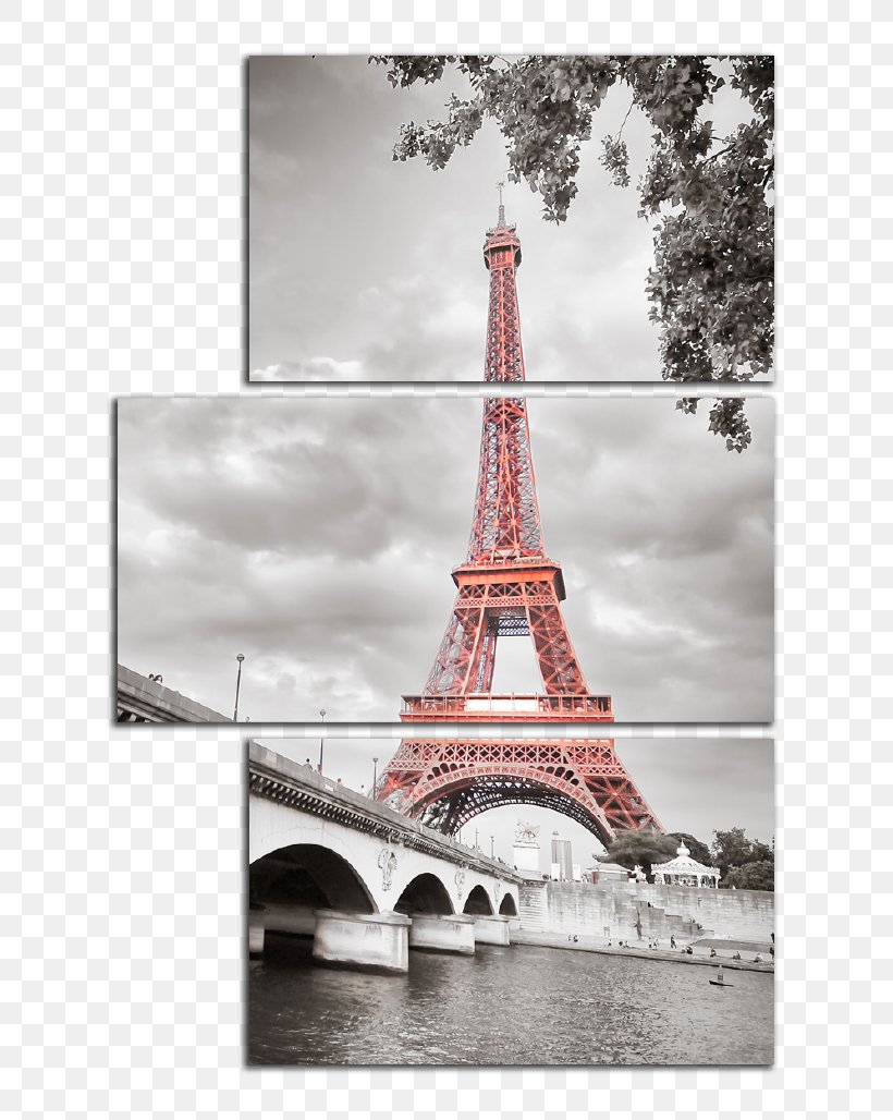 Eiffel Tower Canvas Print Printing Photography, PNG, 670x1028px, Eiffel Tower, Art, Black And White, Canvas, Canvas Print Download Free