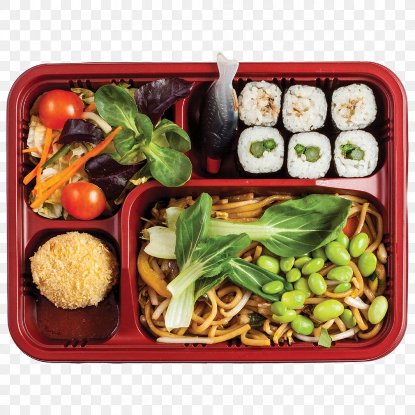 Bento Japanese Cuisine Sushi Vegetarian Cuisine Restaurant, PNG, 1000x1000px, Bento, Asian Food, Comfort Food, Cuisine, Dish Download Free