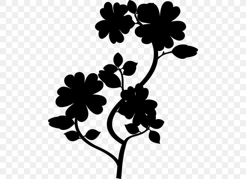 Leaf Floral Design Pattern Plant Stem, PNG, 500x596px, Leaf, Black M, Blackandwhite, Botany, Branch Download Free