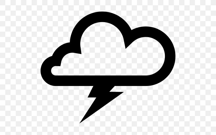 Thunderstorm Cloud Clip Art, PNG, 512x512px, Thunderstorm, Black And White, Cloud, Cumulonimbus, Heart Download Free