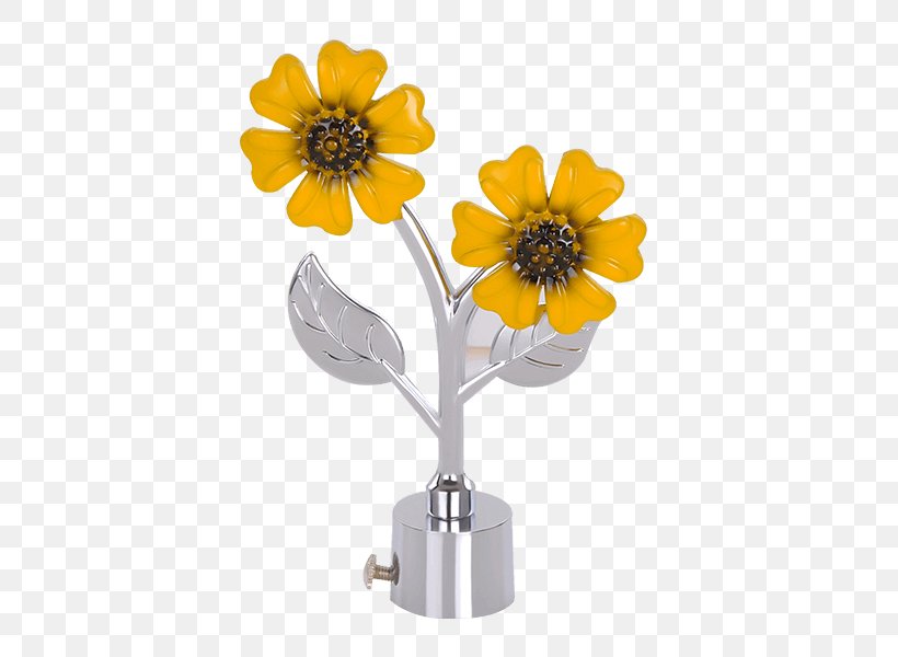 Finial Curtain Common Sunflower Grommet, PNG, 600x600px, Finial, Bracket, Common Sunflower, Curtain, Cut Flowers Download Free