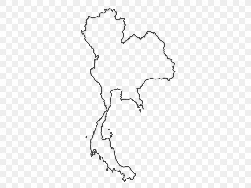 Thailand Drawing Blank Map Clip Art, PNG, 2400x1800px, Watercolor, Cartoon, Flower, Frame, Heart Download Free