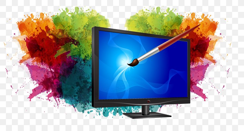 Watercolor Cartoon, PNG, 800x440px, Los Angeles, Canvas, Canvas Print, Color, Computer Monitor Accessory Download Free