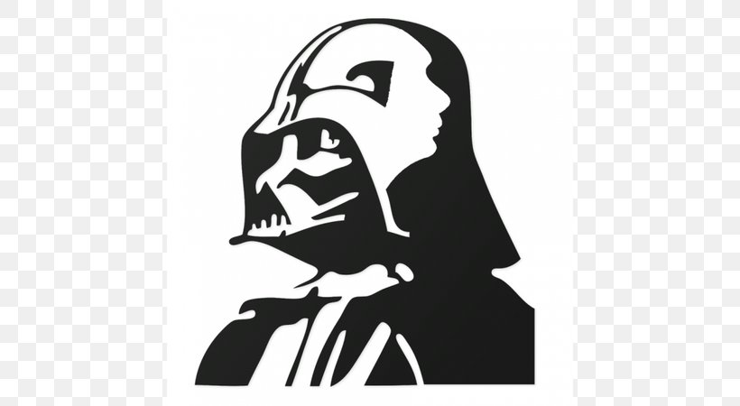 Anakin Skywalker Stormtrooper Stencil Star Wars Art, PNG, 600x450px, Anakin Skywalker, Art, Black And White, Brand, Darth Download Free