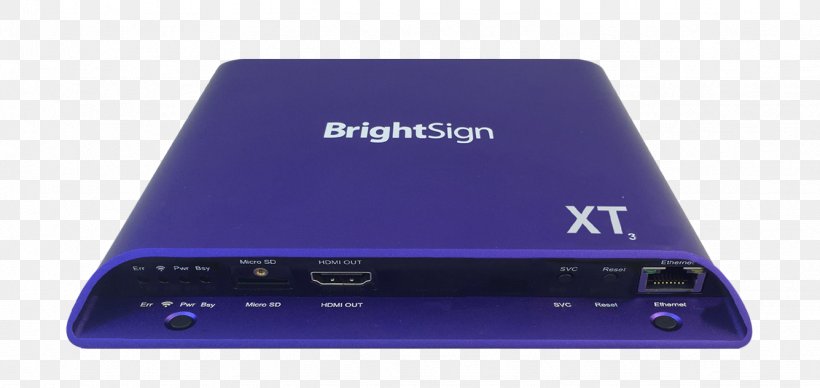 BrightSign XD233 BrightSign XT1143 Digital Signs Media Player BrightSign HO523, PNG, 1335x632px, Digital Signs, Brightsign Llc, Computer Software, Data Storage Device, Electronic Device Download Free