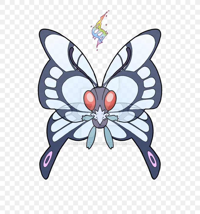 Butterfree Monarch Butterfly Beedrill Pikachu Image, PNG, 600x875px, Butterfree, Art, Artwork, Beedrill, Brush Footed Butterfly Download Free