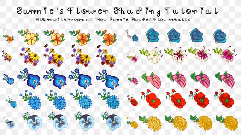 Shading DeviantArt Flower Pixel Art, PNG, 1192x670px, Shading, Art, Arts, Creative Arts, Deviantart Download Free