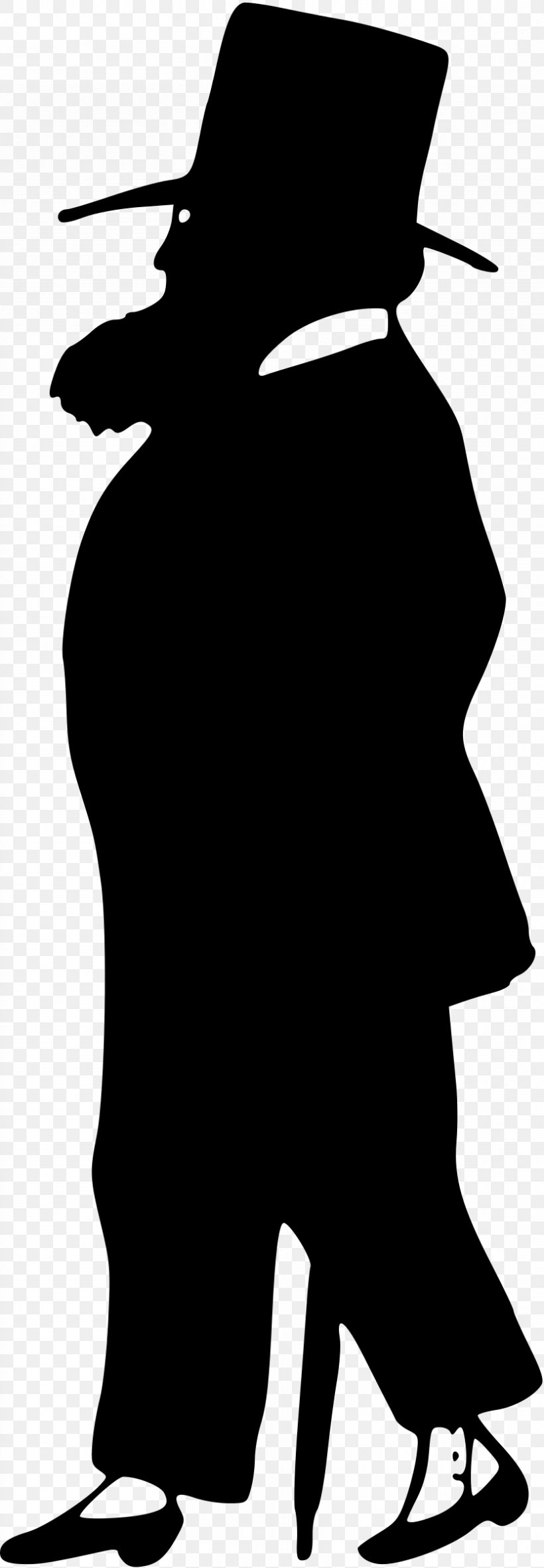 Silhouette Drawing Gentleman Clip Art, PNG, 833x2400px, Silhouette, Art, Artwork, Beak, Bird Download Free