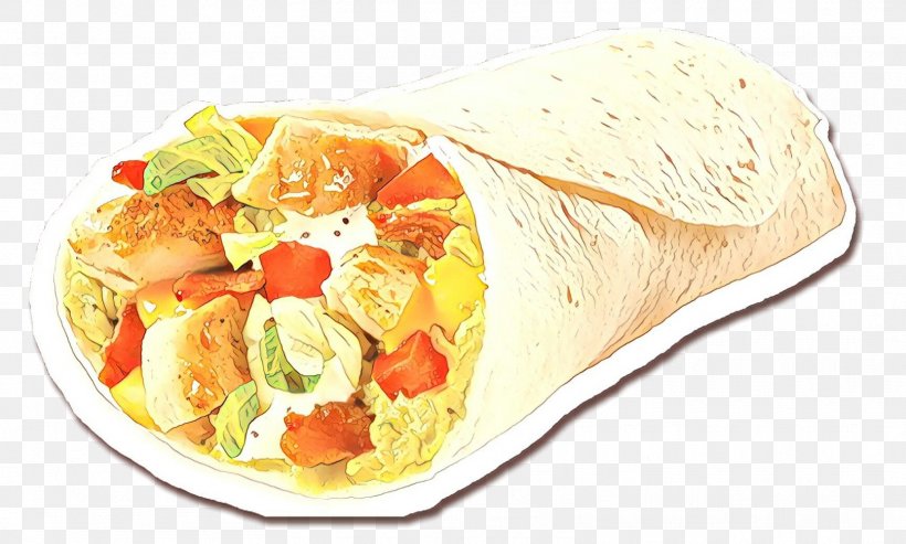 Dish Food Cuisine Ingredient Taco, PNG, 1616x973px, Cartoon, Burrito, Cuisine, Dish, Fast Food Download Free