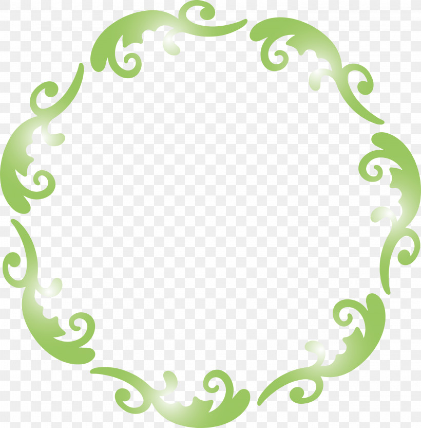 Floral Frame Flower Frame Monogram Frame, PNG, 2954x3000px, Floral Frame, Circle, Flower Frame, Green, Monogram Frame Download Free