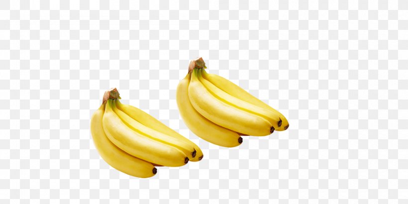 Banana Yellow, PNG, 1000x500px, Banana, Banana Family, Food, Fruit, Yellow Download Free