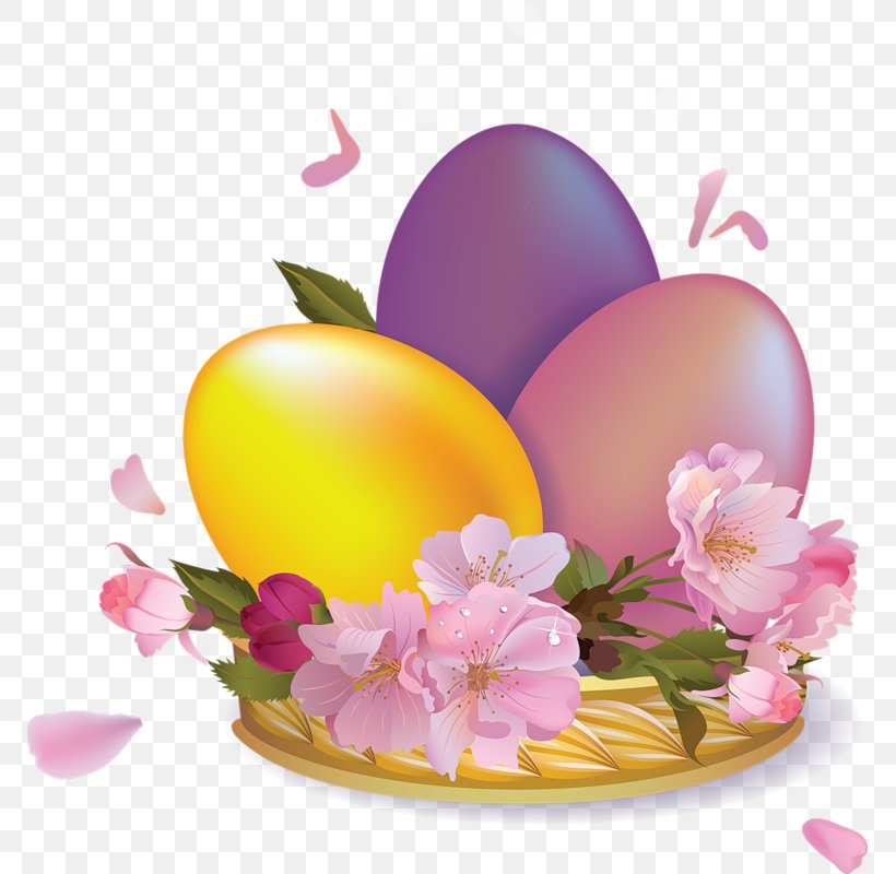 Easter Egg Clip Art Image, PNG, 769x800px, Easter, Easter Basket, Easter Egg, Egg, Flower Download Free