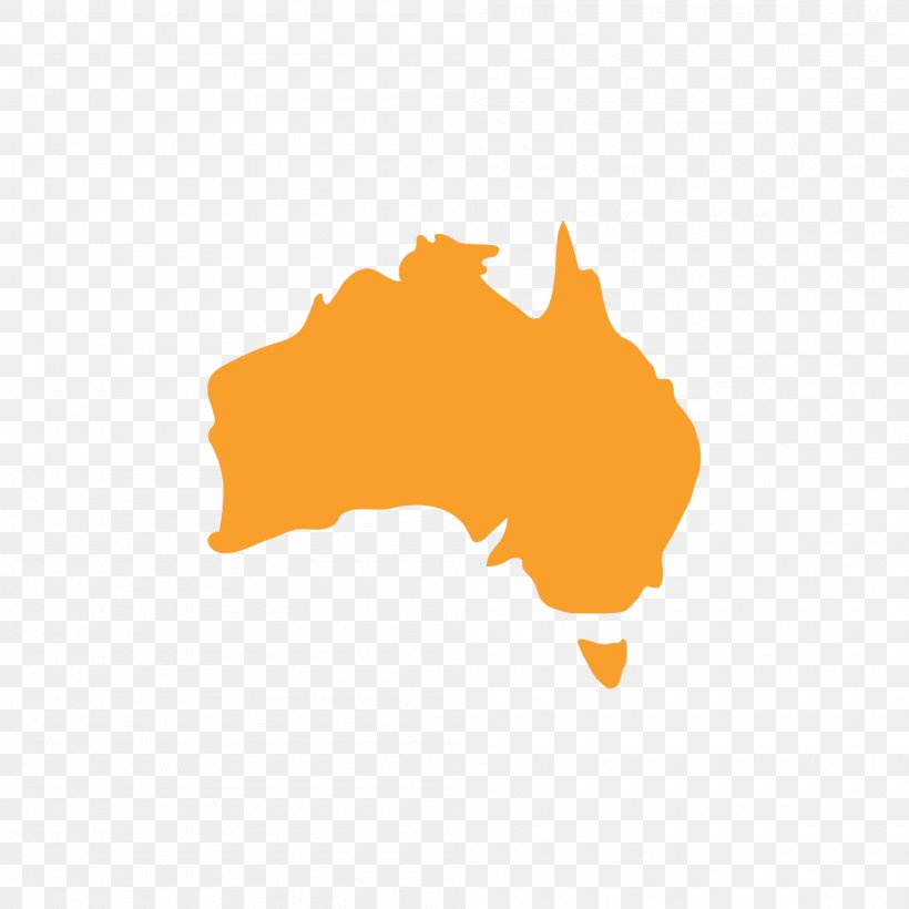 Australia Map, PNG, 2000x2000px, Australia, Cartography, City Map, Map, Orange Download Free