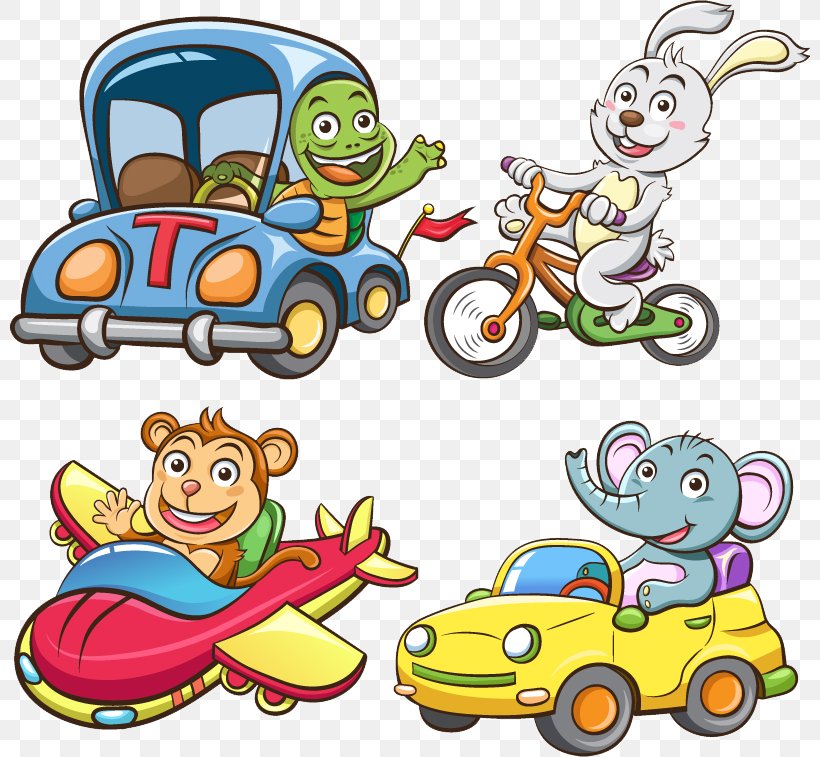 Cartoon Royalty-free Vehicle Illustration, PNG, 800x757px, Cartoon, Area, Art, Artwork, Child Download Free