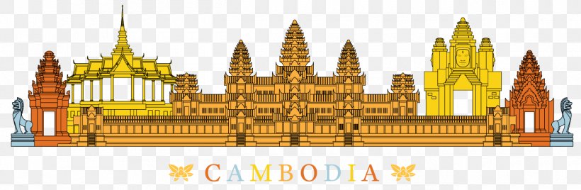 Angkor Wat Landmark Tourist Attraction, PNG, 1300x426px, Angkor Wat, Angkor, Asean Economic Community, Cambodia, Khmer Download Free
