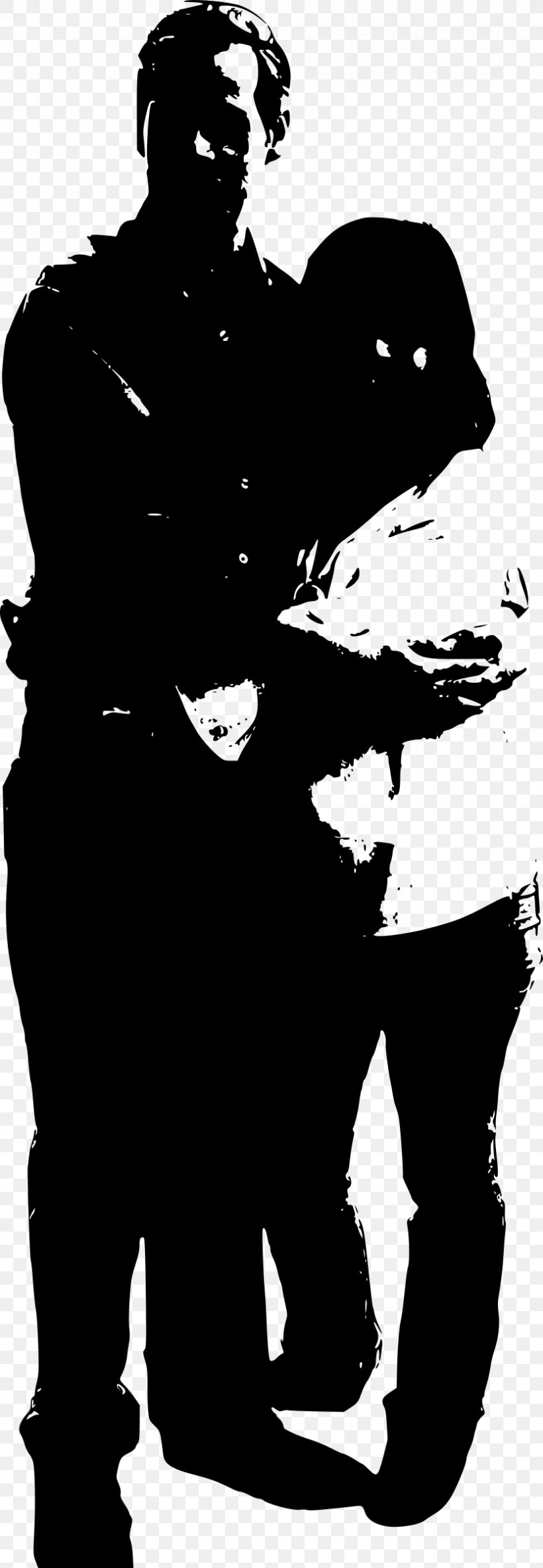 Clip Art, PNG, 831x2400px, Silhouette, Art, Black, Black And White, Couple Download Free