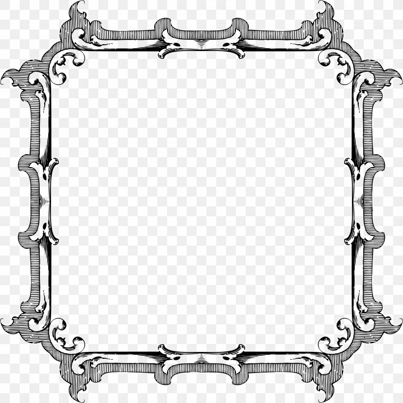 Picture Frames Clip Art, PNG, 2314x2314px, Picture Frames, Art, Black And White, Body Jewelry, Designer Download Free