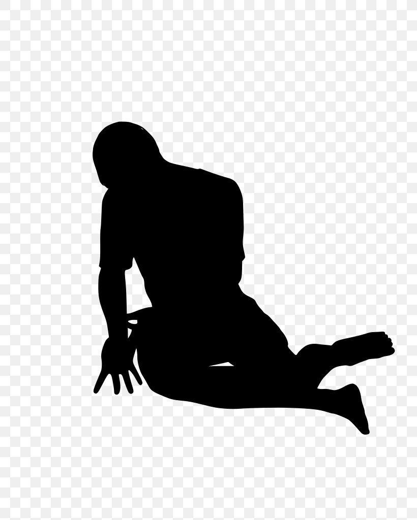 Sitting Silhouette Kneeling, PNG, 768x1024px, Sitting, Kneeling, Silhouette Download Free