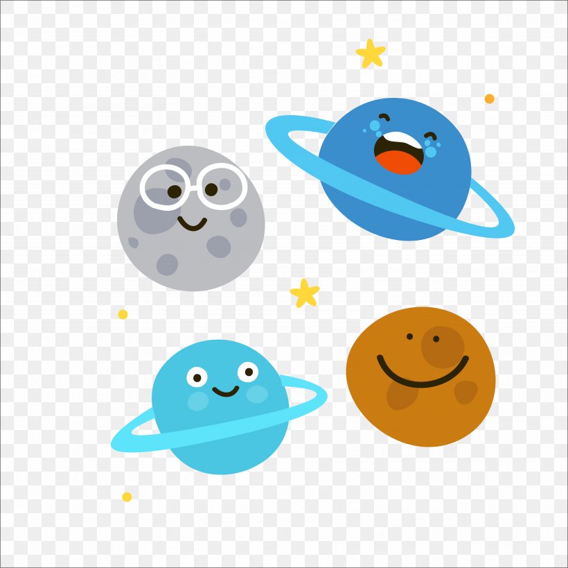 Solar System Planet Cartoon Illustration, PNG, 3547x3546px, Solar System, Cartoon, Earth Mass, Material, Mercury Download Free