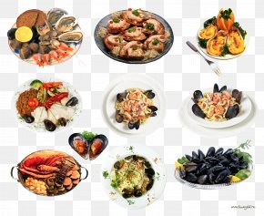 Food - Sushi Caridea Mussel Sea Cucumber As Food Seafood PNG