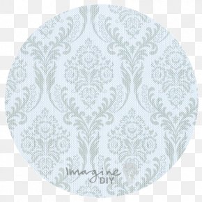 Embossed Flowers - Visual Arts Damask Tableware Pattern PNG