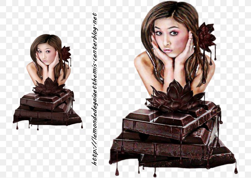 Brown Hair Chocolate, PNG, 737x581px, Watercolor, Cartoon, Flower, Frame, Heart Download Free