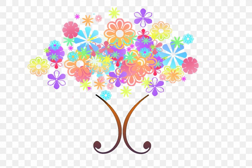 Flower Tree Clip Art, PNG, 1200x800px, Flower, Drawing, Floral Design, Free Content, Heart Download Free