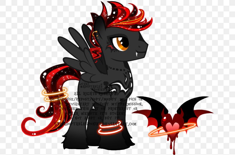 Horse Mammal Demon Animated Cartoon, PNG, 674x542px, Horse, Animated Cartoon, Art, Demon, Dragon Download Free