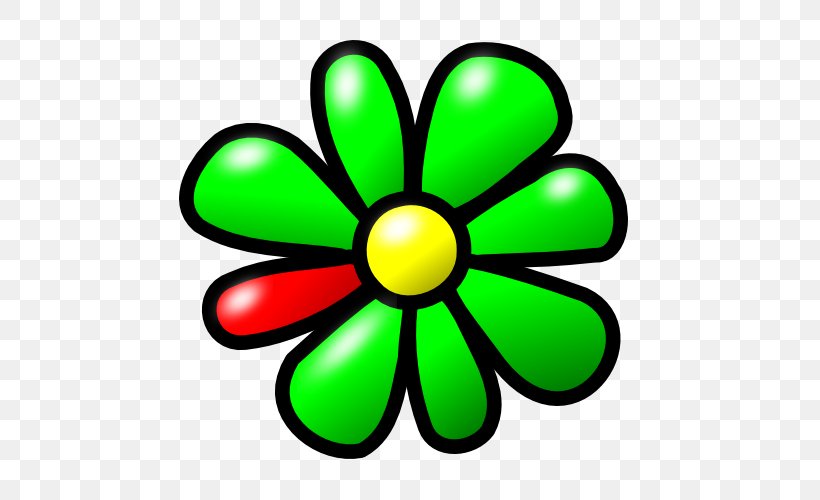ICQ Internet Windows Live Messenger, PNG, 500x500px, Icq, Artwork, Email, Flower, Flowering Plant Download Free