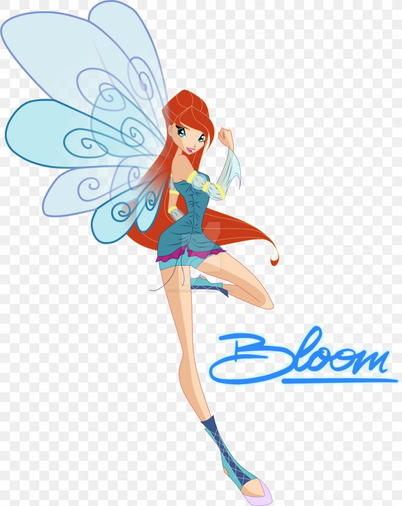 Bloom Stella DeviantArt Animated Cartoon, PNG, 1600x2014px, Bloom, Animated Cartoon, Art, Blue, Butterflix Download Free