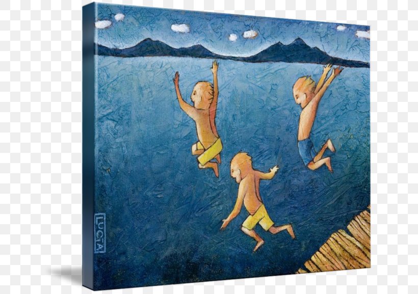 Painting Gallery Wrap Picture Frames Canvas Art, PNG, 650x577px, Painting, Animal, Art, Canvas, Child Download Free