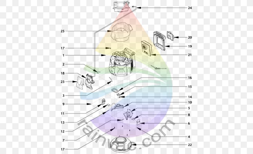 Rainbow E-Series E2 Wiring Diagram Vacuum Cleaner Schematic, PNG, 500x500px, Watercolor, Cartoon, Flower, Frame, Heart Download Free