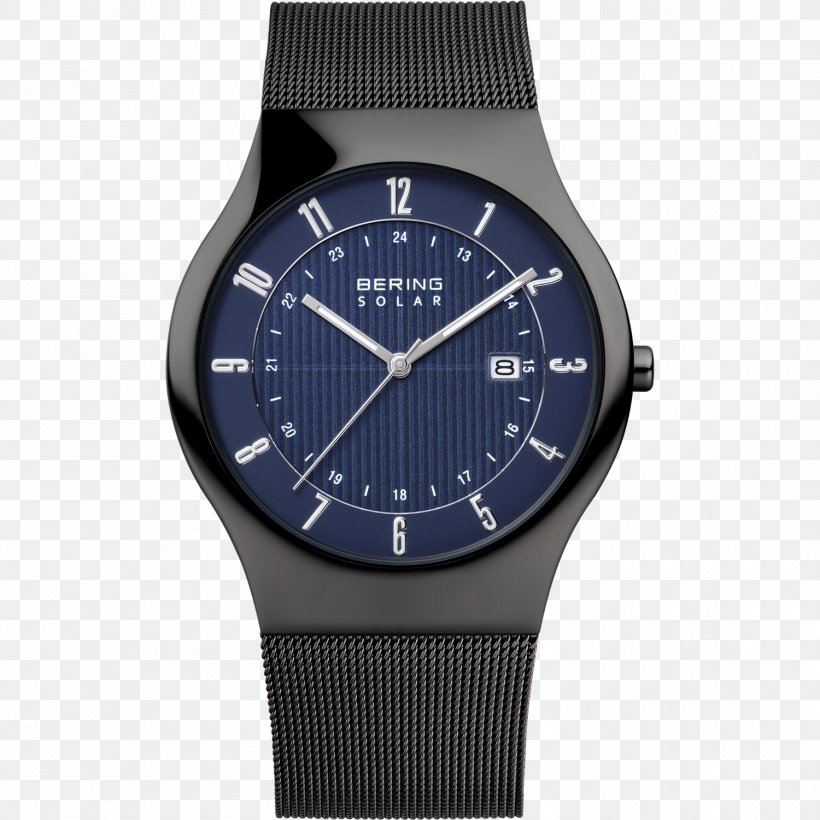 Solar-powered Watch Quartz Clock BERING, PNG, 1500x1500px, Watch, Bering, Brand, Clock, Cristal De Zafiro Download Free