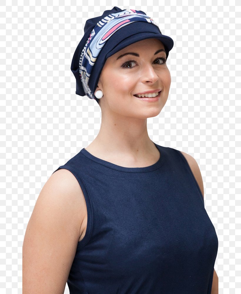 Beanie Turban Hair Loss Fashion Headgear, PNG, 667x1000px, Beanie, Bandana, Blue, Cap, Chemotherapy Download Free