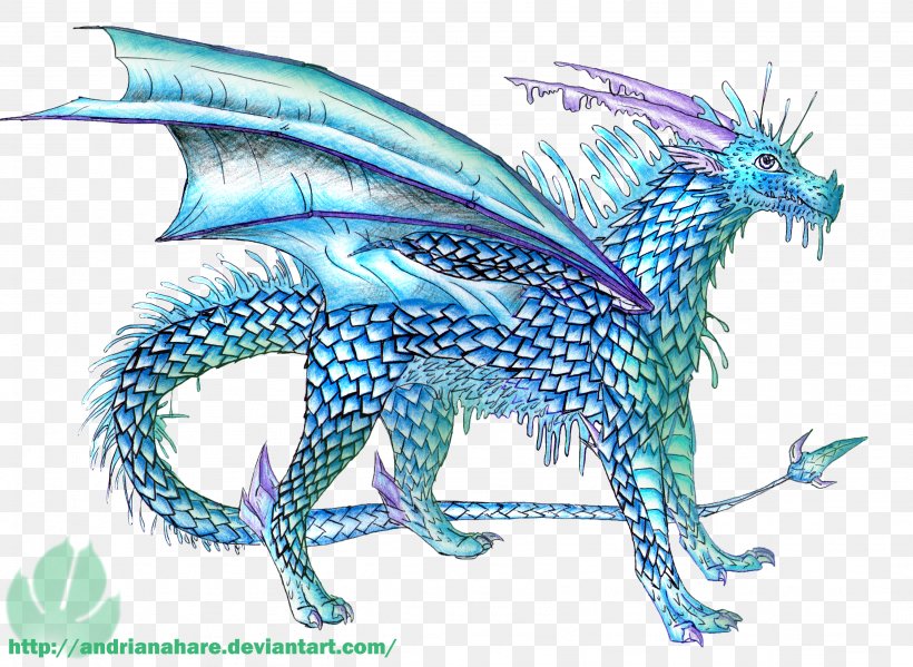 Dragon Drawing Ice Art Feather, PNG, 3071x2244px, Dragon, Art, Colored Pencil, Deviantart, Drawing Download Free