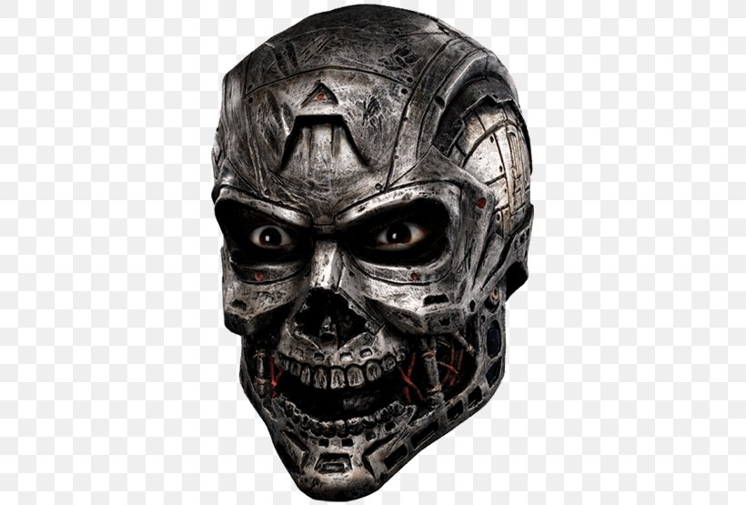 Terminator Mask Skynet Sarah Connor Cyborg, PNG, 555x555px, Terminator, Bone, Cosplay, Costume, Cyberdyne Systems Download Free