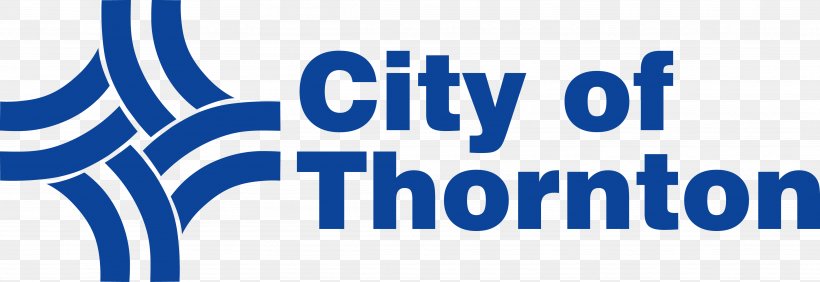 Thornton WinterFest Logo City Of Thornton Symbol Image, PNG, 3689x1272px, Logo, Area, Blue, Brand, City Download Free
