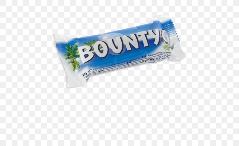 Bounty Chocolate Bar Milk Mars, PNG, 500x500px, Bounty, Candy, Chocolate, Chocolate Bar, Chocolate Liquor Download Free