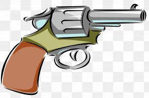 Firearm Shotgun Drawing Thompson Submachine Gun Clip Art, PNG