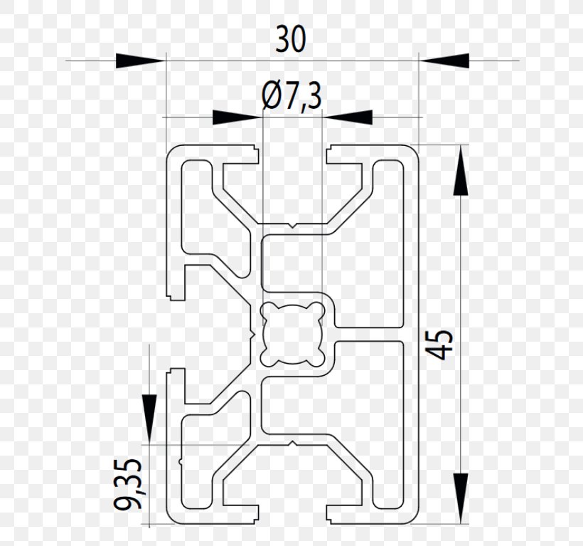 Hollow Structural Section /m/02csf Aluminium Design Drawing, PNG, 668x767px, Hollow Structural Section, Aluminium, Anodizing, Area, Black And White Download Free