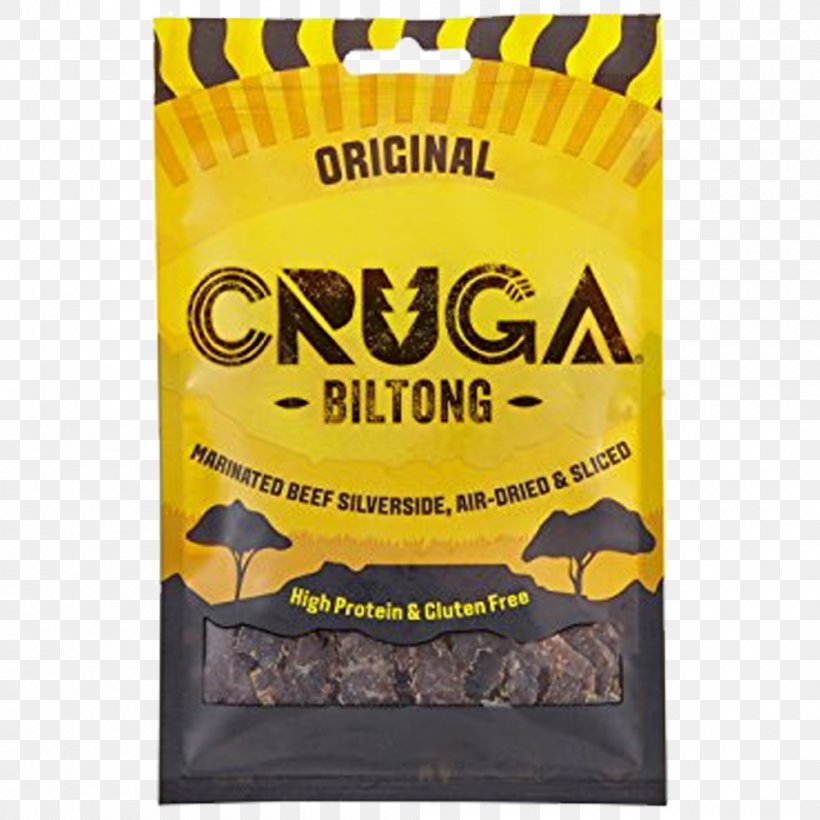 Jerky Cruga Original Biltong Cruga Beef Biltong, PNG, 1000x1000px, Jerky, Beef, Biltong, Brand, Chili Pepper Download Free