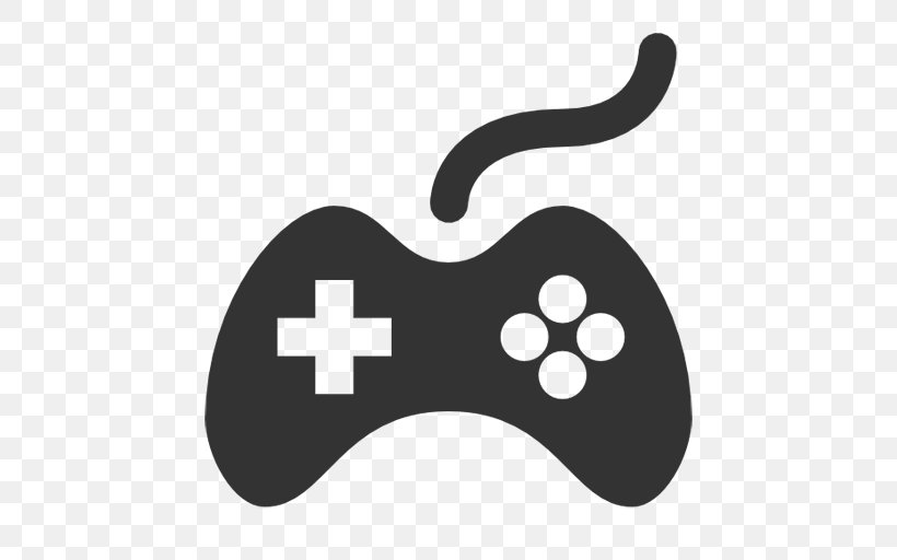 Joystick Game Controllers, PNG, 512x512px, Joystick, Analog Stick, Black, Black And White, Computer Hardware Download Free
