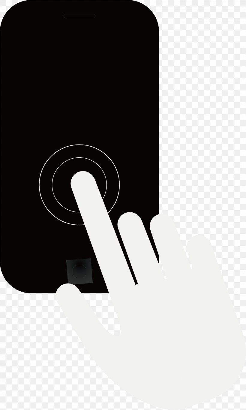 Mobile Phone, PNG, 1417x2360px, Mobile Phone, Black And White, Cartoon, Finger, Hand Download Free