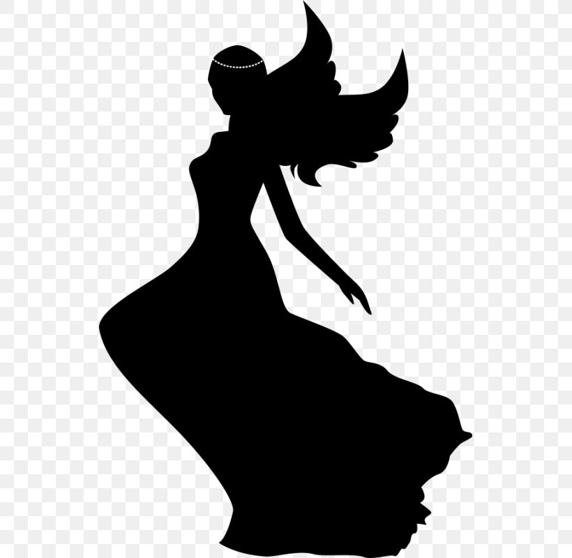 Sticker Fairy Wall Decal Silhouette, PNG, 800x800px, Sticker, Black And White, Decal, Elf, Fairy Download Free