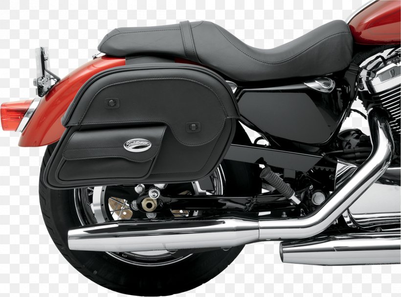 Saddlebag Harley-Davidson Sportster Motorcycle Exhaust System, PNG, 1200x890px, Saddlebag, Automotive Design, Automotive Exhaust, Automotive Exterior, Cruiser Download Free