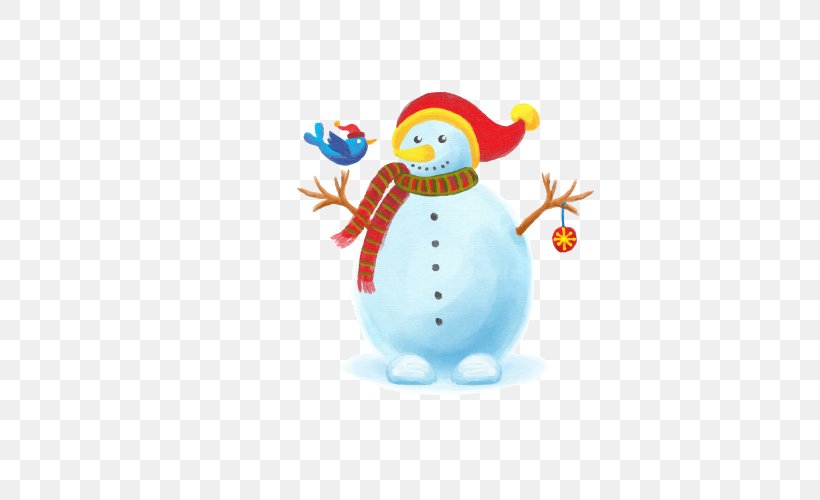 Snowman Euclidean Vector Doll Drawing, PNG, 500x500px, Snowman, Baby Toys, Christmas Ornament, Doll, Drawing Download Free