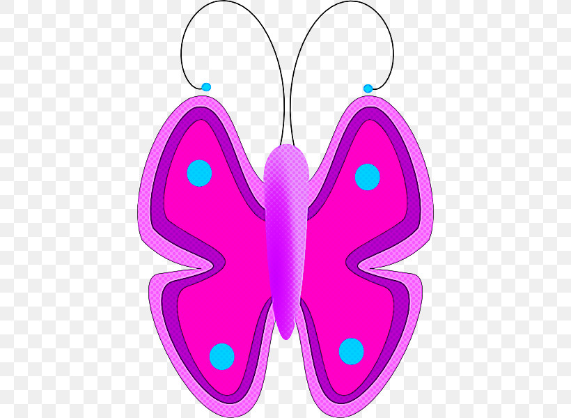Butterfly Pink Moths And Butterflies Wing Insect, PNG, 426x600px, Butterfly, Insect, Magenta, Moths And Butterflies, Pink Download Free