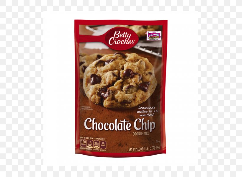 Chocolate Chip Cookie Chocolate Brownie Cuisine Of The United States Fudge Betty Crocker, PNG, 525x600px, Chocolate Chip Cookie, Baked Goods, Baking, Baking Mix, Betty Crocker Download Free