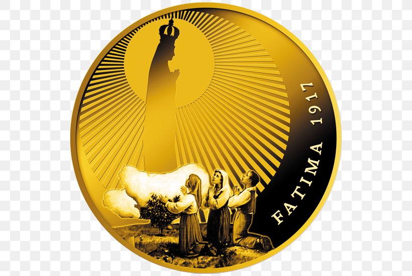 Our Lady Of Fátima Coin Theotokos Marian Apparition, PNG, 550x550px, Fatima, Coin, God, Gold, Marian Apparition Download Free