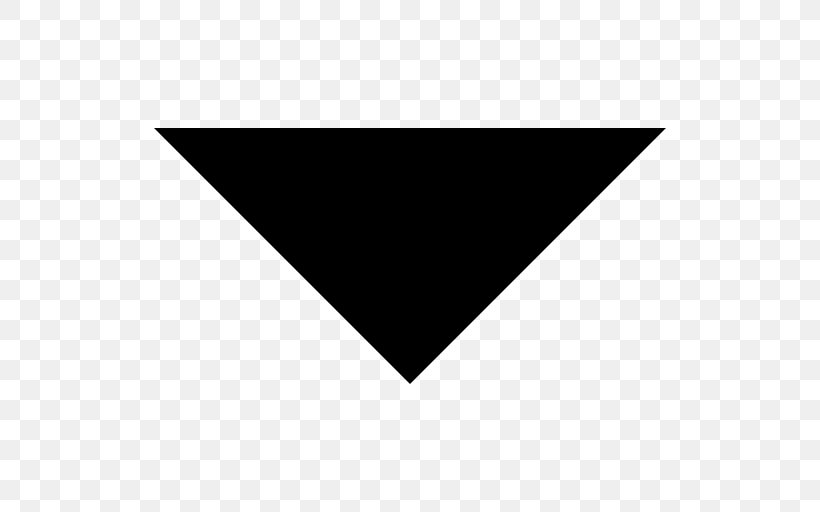 Arrowhead Triangle, PNG, 512x512px, Triangle, Arrowhead, Black, Black And White, Black Triangle Download Free